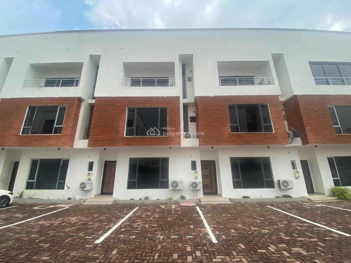 Newly  Built 4 Bedroom Terrace House with 1 Room Boys Quarters, Periwinkle Estate, Lekki Phase 1, Lekki, Lagos, Terraced Duplex for Rent