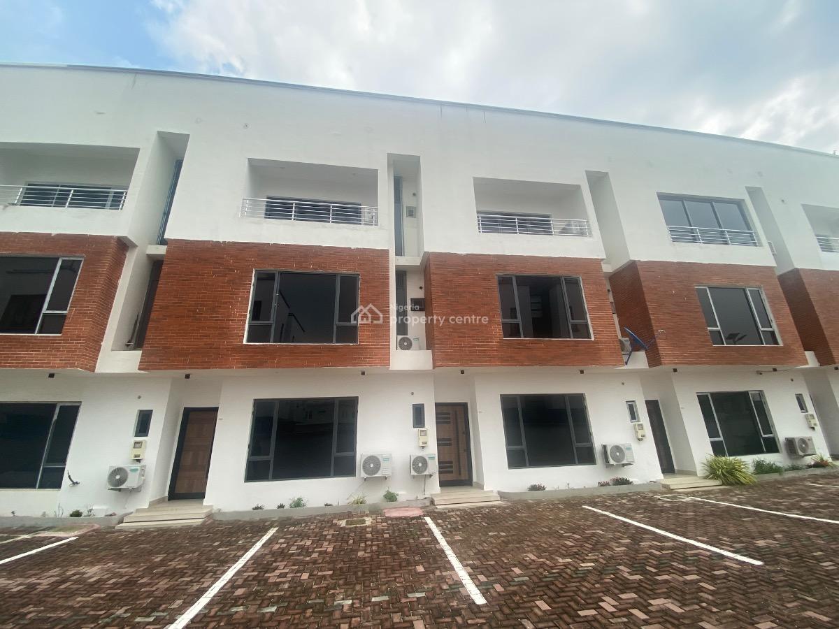 Newly  Built 4 Bedroom Terrace House with 1 Room Boys Quarters, Periwinkle Estate, Lekki Phase 1, Lekki, Lagos, Terraced Duplex for Rent