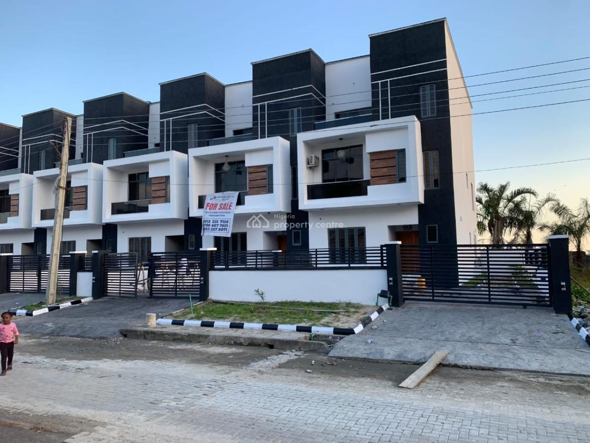 Luxury 5-bedroom Smart Home with Guaranteed 24/7 Electricity, Ocean Bay Estate, Along Orchid Road., Lekki, Lagos, Terraced Duplex for Rent