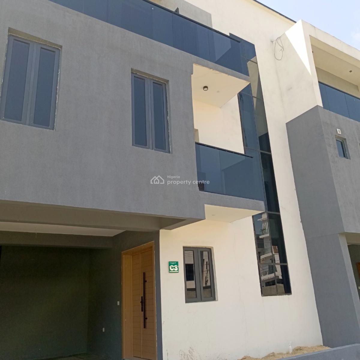 4 Bedroom Terrace Without a Bq, Off Freedom Way Ikate Elegushi Lekki Lagos, Ikate Elegushi, Lekki, Lagos, Terraced Duplex for Rent