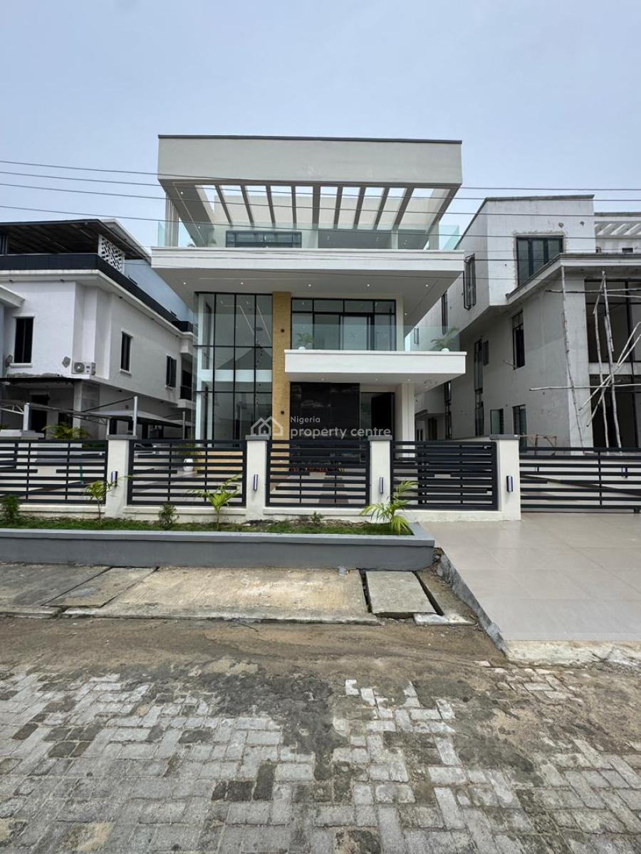 Aesthetically Pleasing 5 Bedroom Duplex + Bq, Pool, Cinema, Rooftop, Ikota, Ikota, Lekki, Lagos, Detached Duplex for Sale