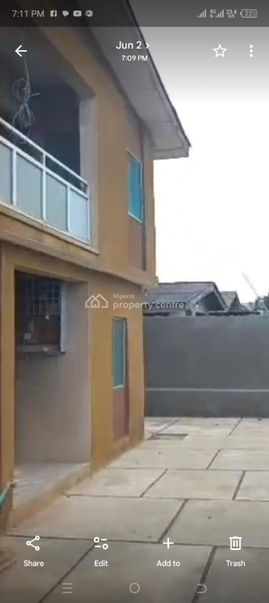Vacant Block of 4flats on New Interlocked Ijegun Ijagemo Rd, Ijegun Ijagemo Road Via Ikotun, Ikotun, Lagos, Block of Flats for Sale