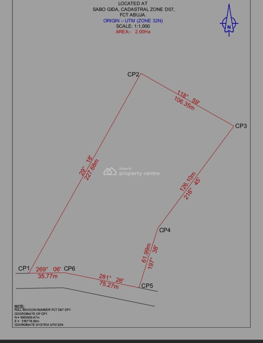 Land Available in a Fast Developing Area, Sabo Gida, Abuja, Mixed-use Land for Sale