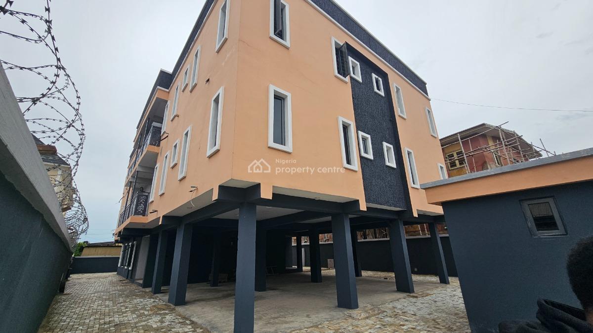 Luxuriously Built and Serviced Three(3) Bedroom Flat, Soluyi, Gbagada, Lagos, Block of Flats for Sale