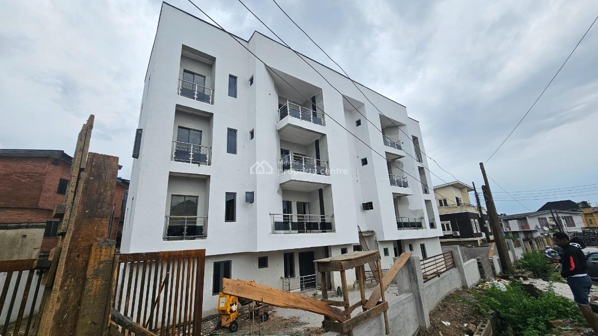 Brand New and Serviced Three (3) Bedroom Flat with a Room Bq, Airra Estate, Ifako, Gbagada, Lagos, Block of Flats for Sale