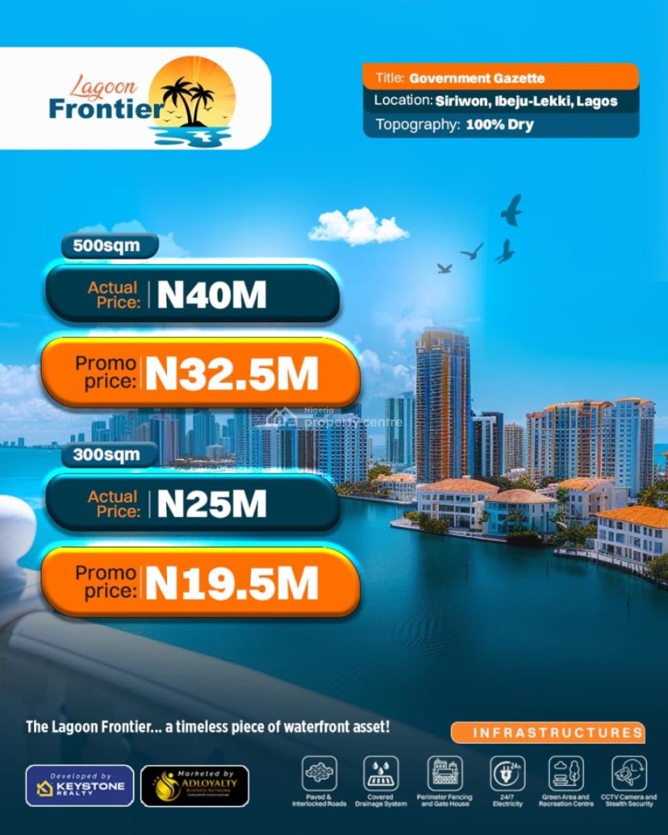 Land, Siriwon, Ibeju Lekki, Lagos, Land for Sale