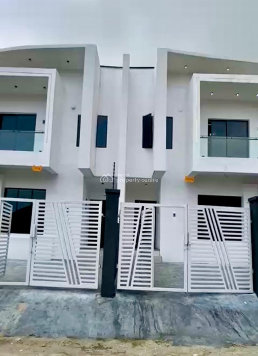 Newly Unit 4 Bedroom Corner Piece in Serene Est Plus B Q, Ample Space, Ajiwe, Ajah, Lagos, Semi-detached Duplex for Sale