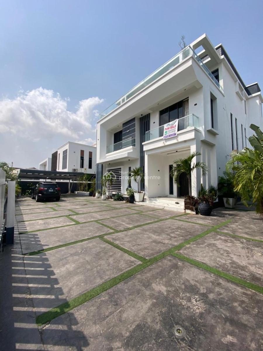 Magnificent 5 Bedroom Fully Detached Duplex with Penthouse, Pool & Gym, Pinnock Beach Estate, Osapa, Lekki, Lagos, Detached Duplex for Sale