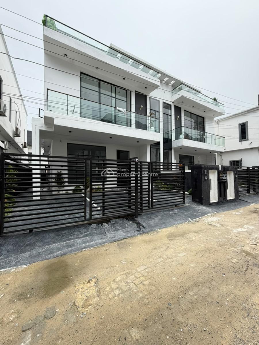 Well Built 4 Bedroom Semi Detached Duplex with Bq in a Secured Estate, Ikota, Lekki, Lagos, Semi-detached Duplex for Sale