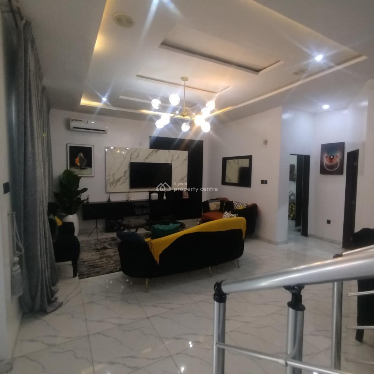 Luxury 4 Bedroom Terrace Duplex, Close to Royal Pine, Orchid Road, Lekki Expressway, Lekki, Lagos, Terraced Duplex for Rent