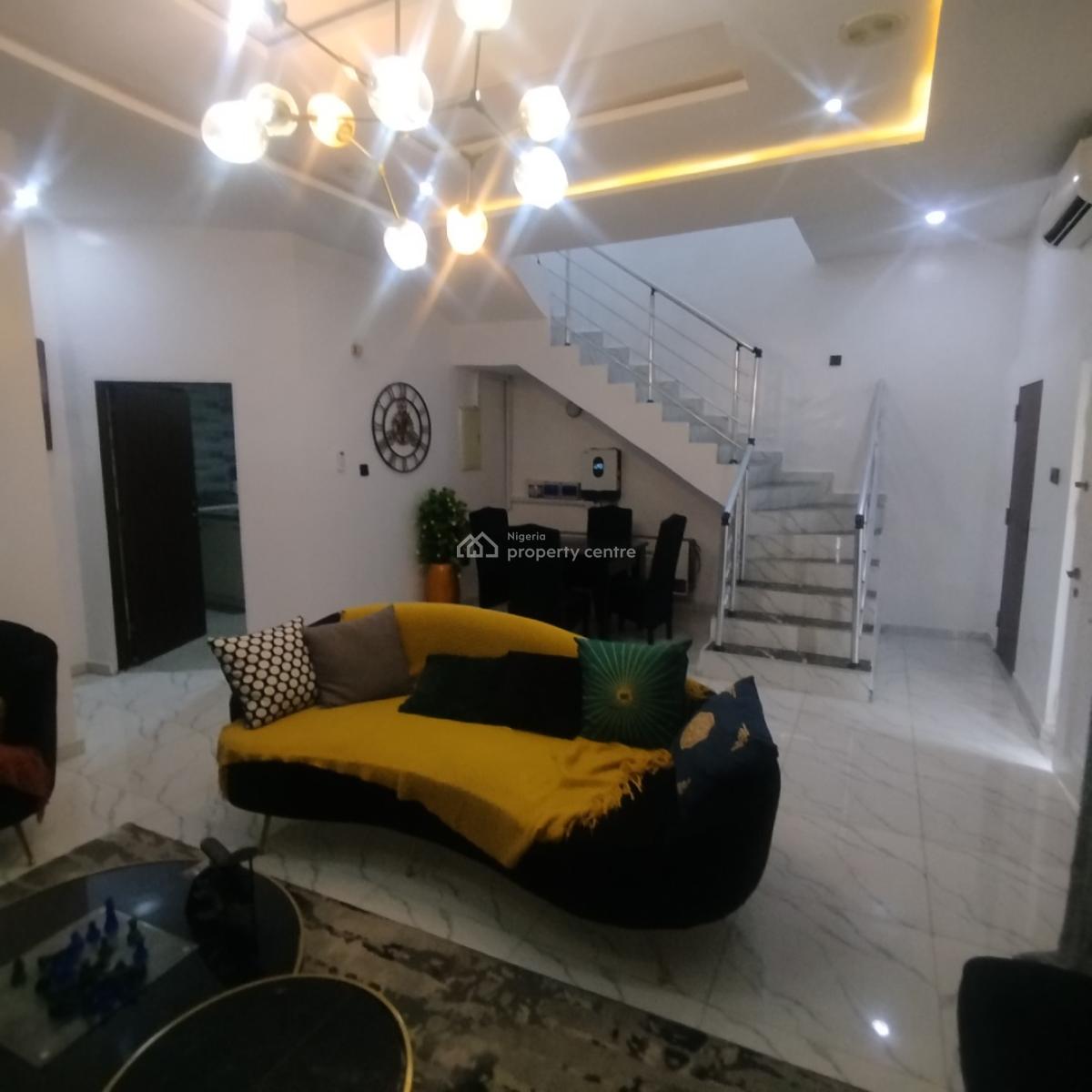Luxury 4 Bedroom Terrace Duplex, Close to Royal Pine, Orchid Road, Lekki Expressway, Lekki, Lagos, Terraced Duplex for Rent