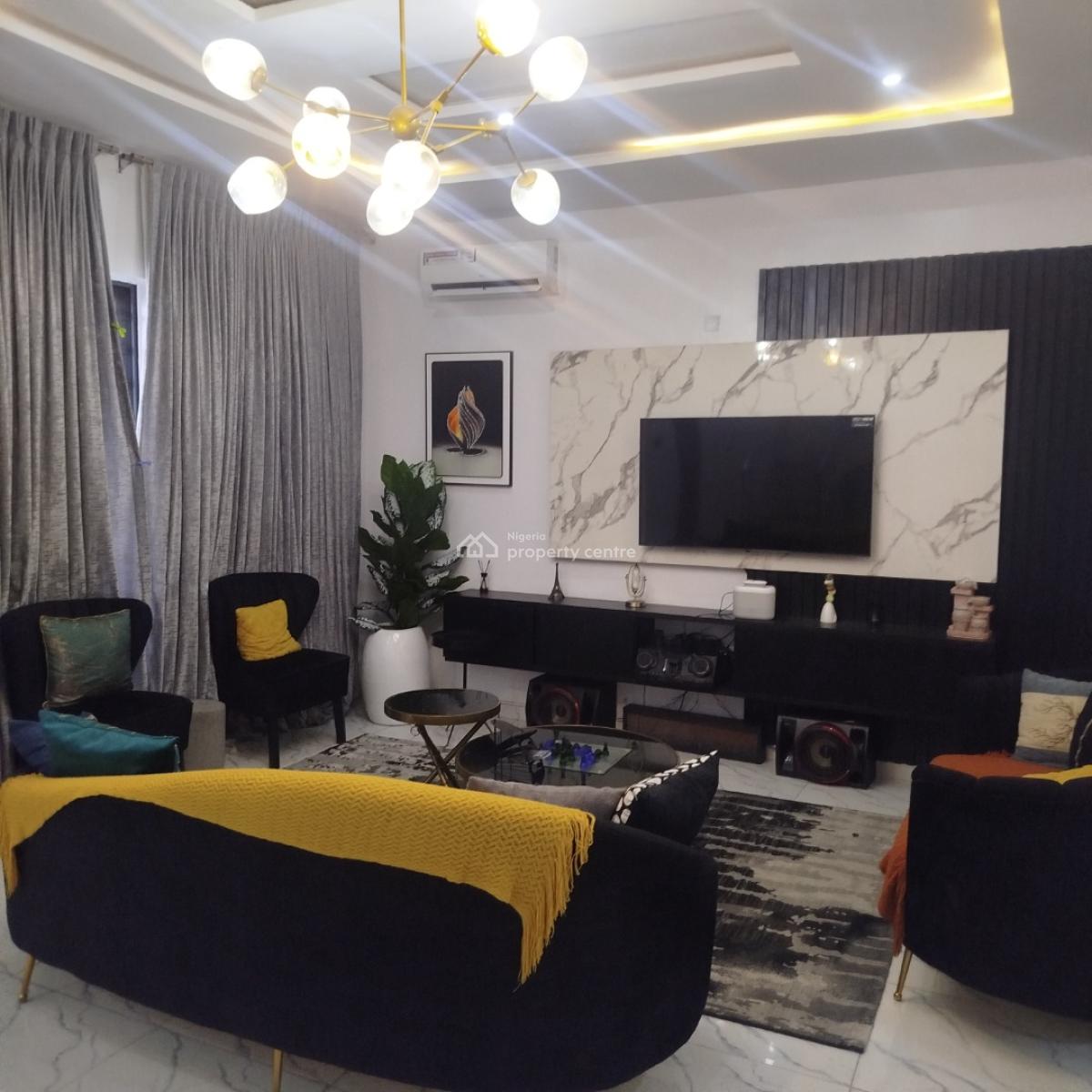 Luxury 4 Bedroom Terrace Duplex, Close to Royal Pine, Orchid Road, Lekki Expressway, Lekki, Lagos, Terraced Duplex for Rent