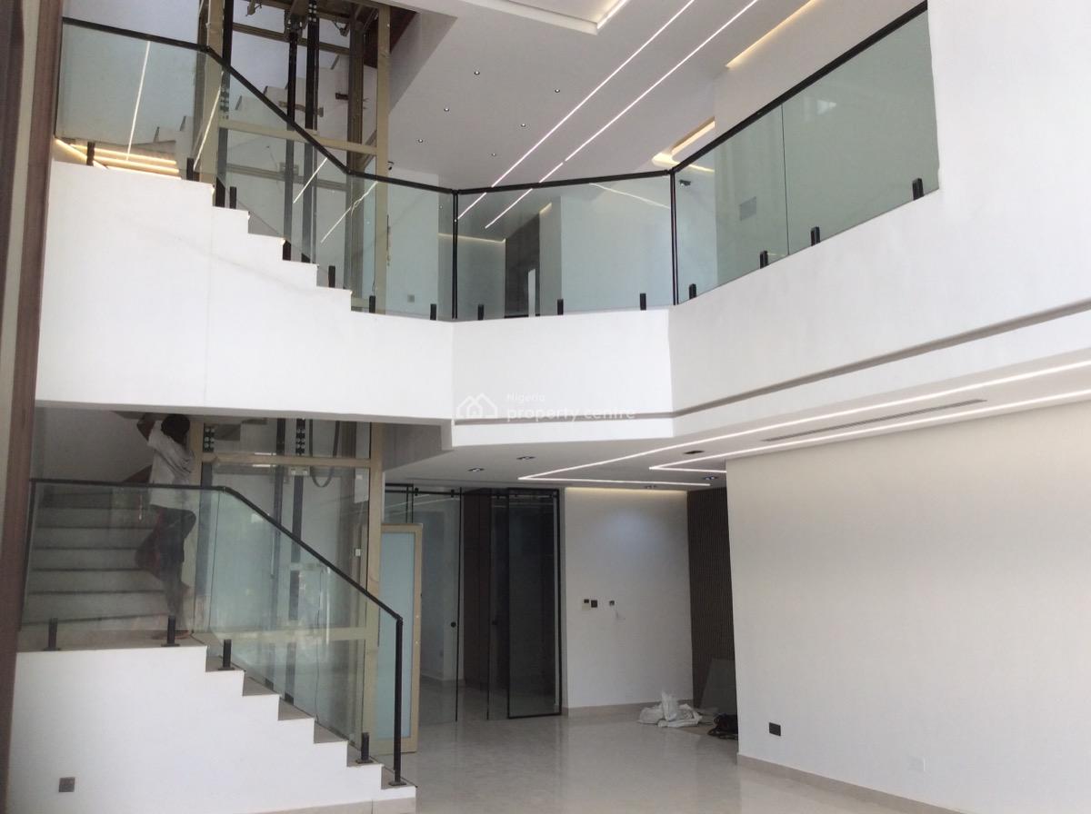 Luxury Automated 6 Bedrooms Townhouse with Private Pool, Lagoon District, Lekki Phase 1, Lekki, Lagos, Detached Duplex for Sale
