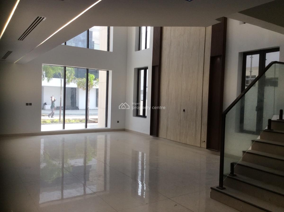 Luxury Automated 6 Bedrooms Townhouse with Private Pool, Lagoon District, Lekki Phase 1, Lekki, Lagos, Detached Duplex for Sale