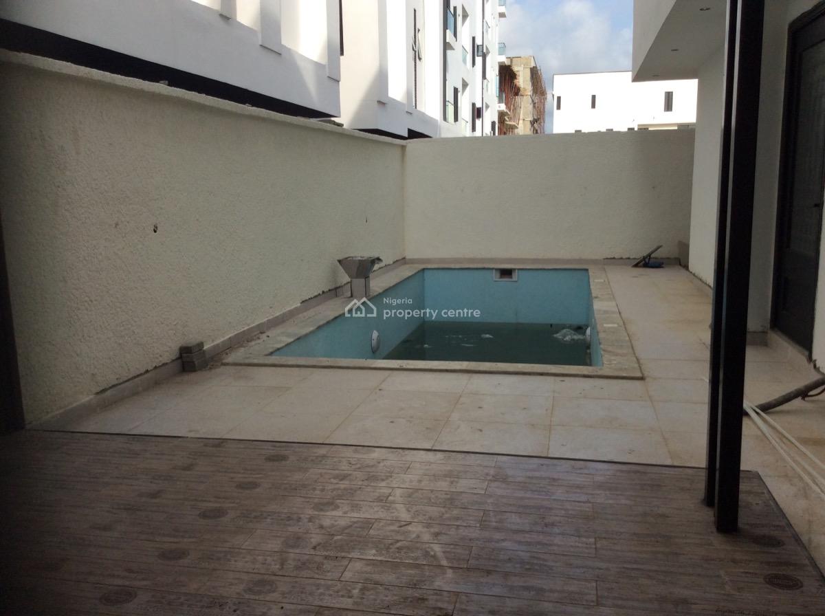 Luxury Automated 6 Bedrooms Townhouse with Private Pool, Lagoon District, Lekki Phase 1, Lekki, Lagos, Detached Duplex for Sale