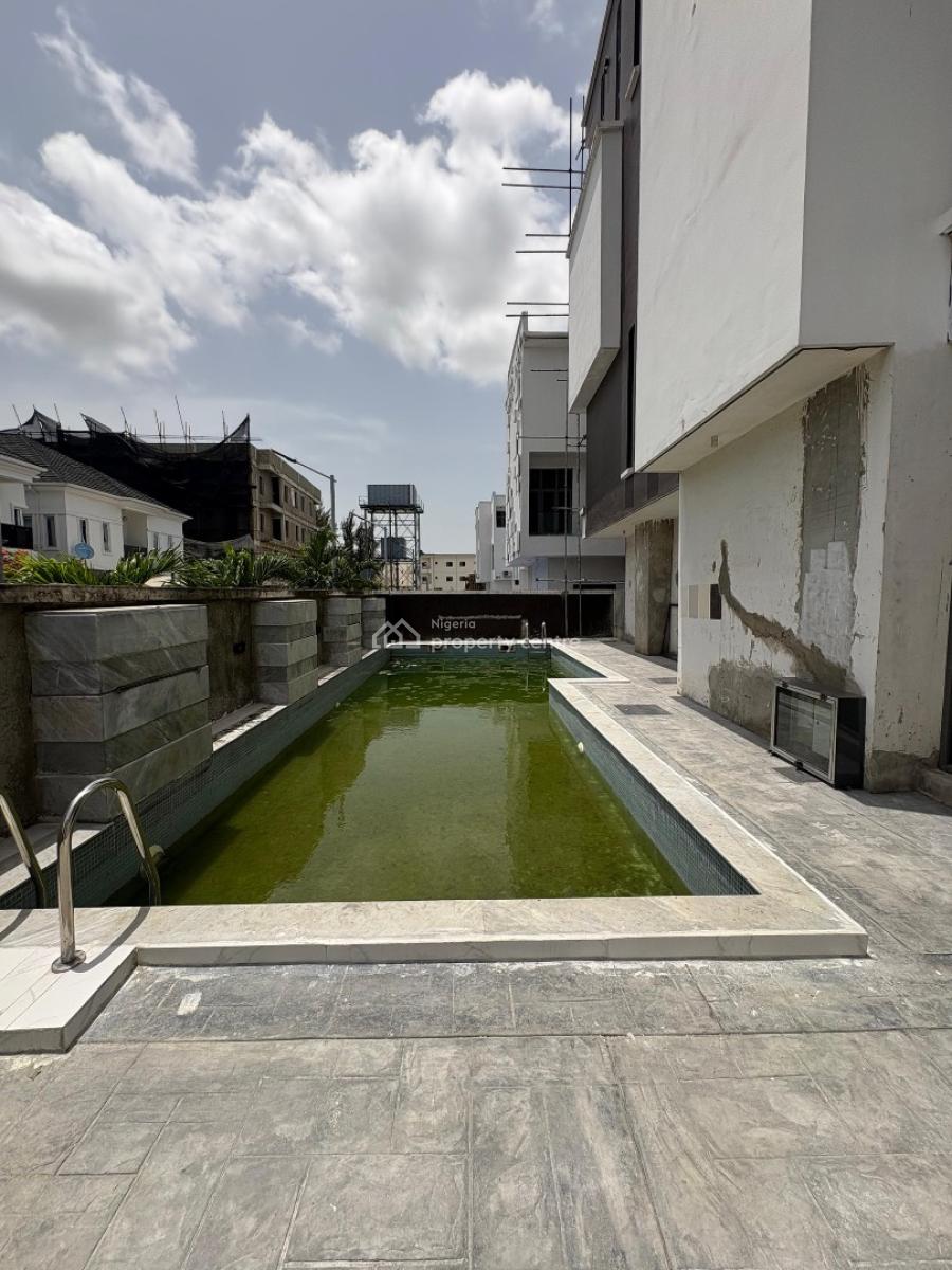 4 Bedroom Maisonette with Bq, Off Pinnock Beach, Osapa, Lekki, Lagos, Semi-detached Duplex for Rent