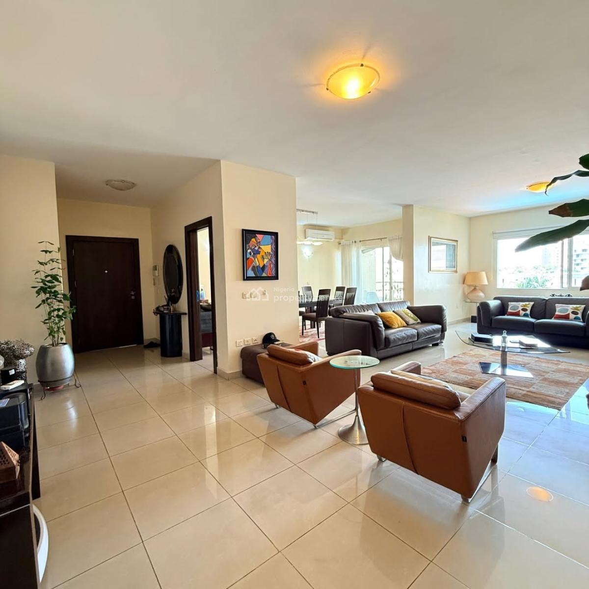 Premium Pool & City View 3 Bedroom Apartment, Gerrard Road, Ikoyi, Lagos, Flat / Apartment for Sale
