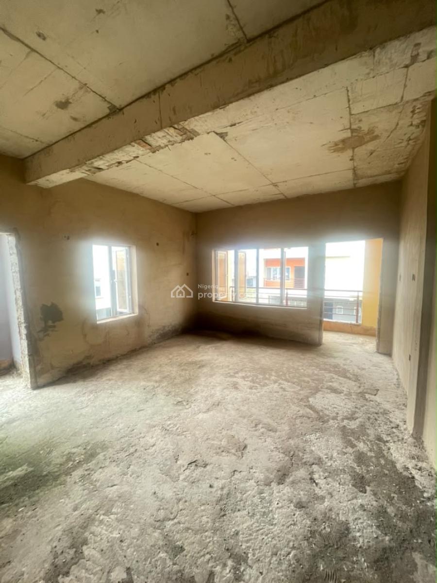 Advanced Carcass: 3 Bedroom Terrace Duplex + Bq, Idu Industrial, Abuja, Terraced Duplex for Sale