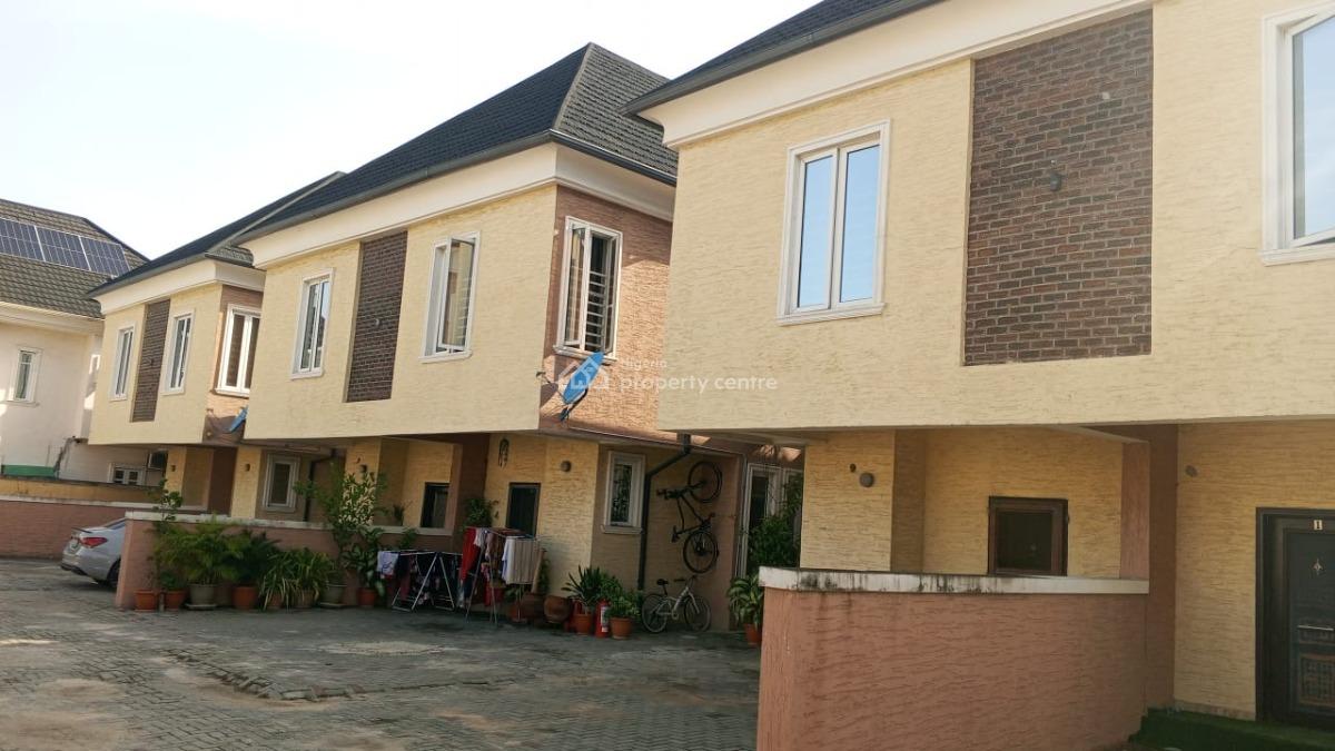 Exquisite 4 Bedroom Apartment with Guest Toilet and a Bq, Ocean Breeze Estate, Ologolo, Lekki, Lagos, Terraced Duplex for Rent