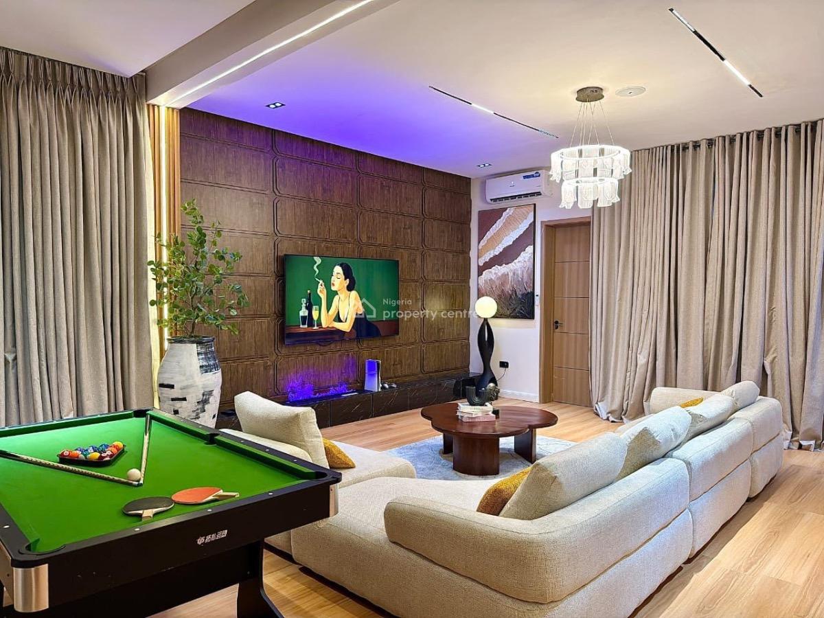 Luxury New 2 Bedroom with Ps5 -big Mirror -board Games - Balcony, Lekki Phase 1, Lekki, Lagos, Flat / Apartment Short Let