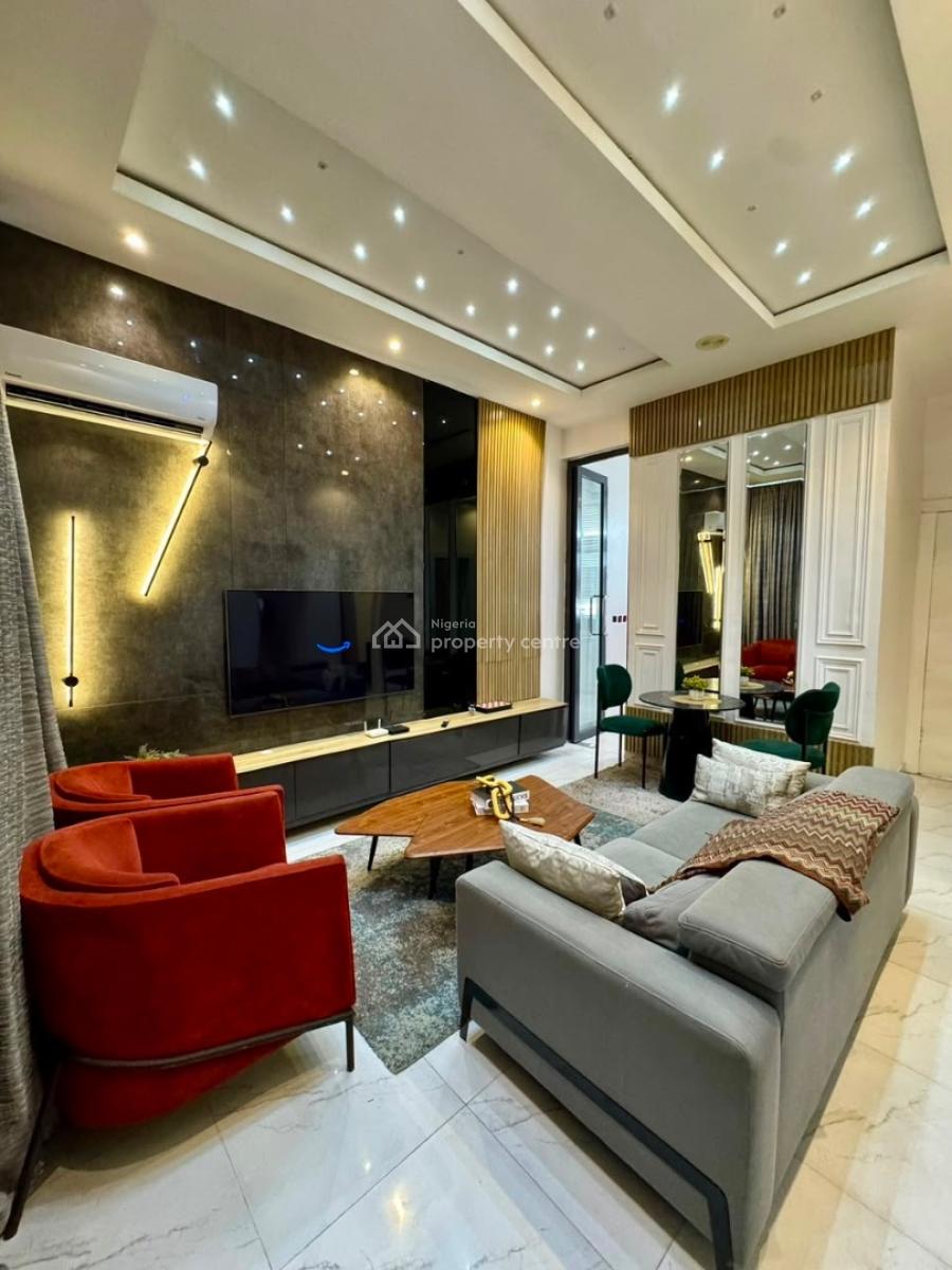 Luxury 1 Bedroom Apartment with Swimming Pool, Elevator, Gym, Ps5, Lekki Phase 2, Lekki, Lagos, Flat / Apartment Short Let