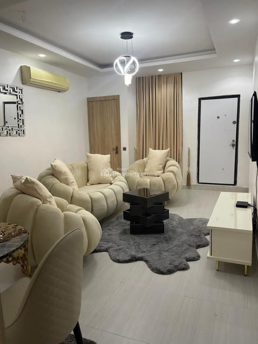 Furnished 2 Bedroom Flat, By World Oil, Ilasan, Lekki, Lagos, Flat / Apartment for Rent