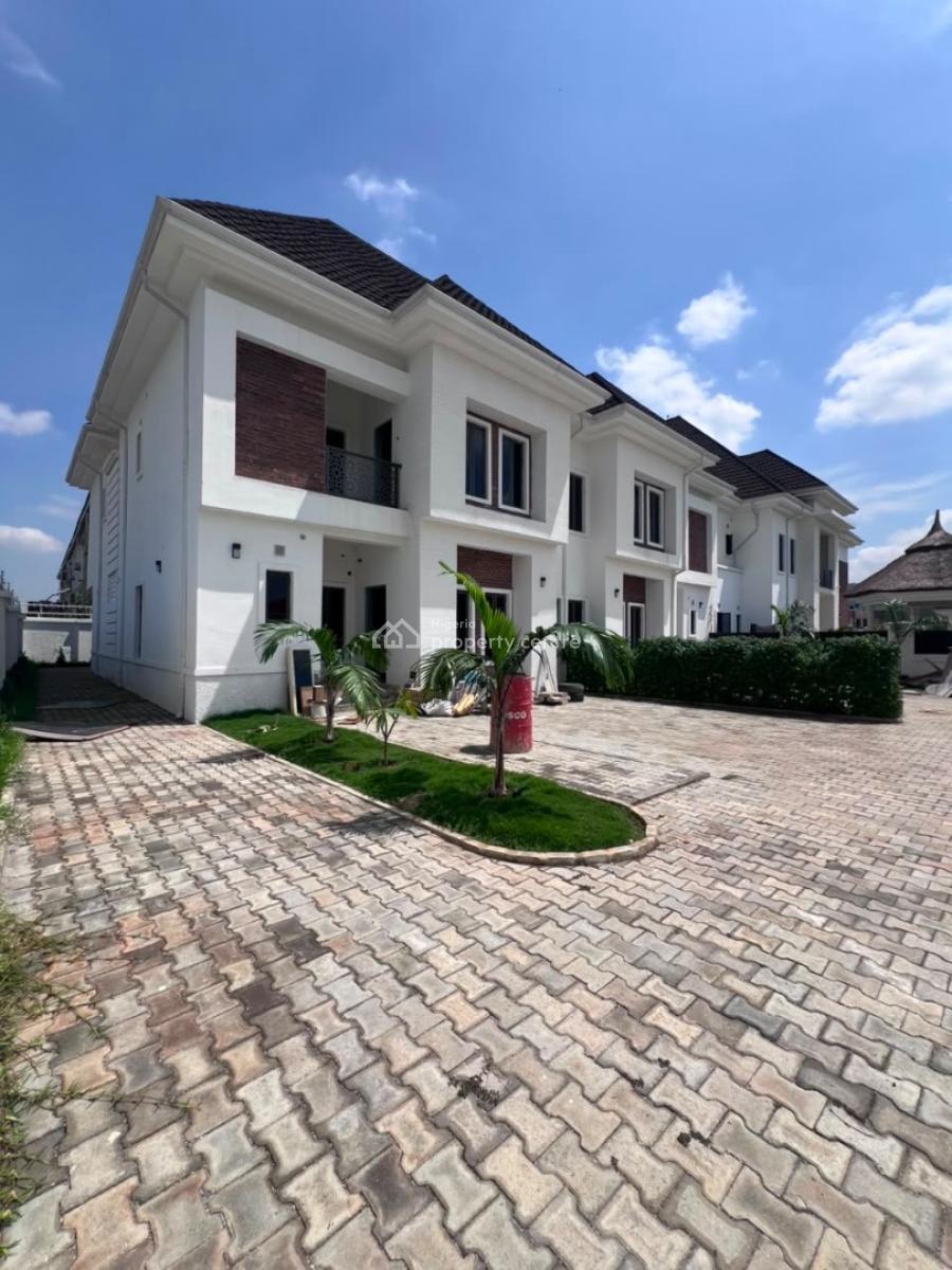 Brand New 4 Bedroom Terrace with Maid Room, Jahi, Abuja, Terraced Duplex for Rent
