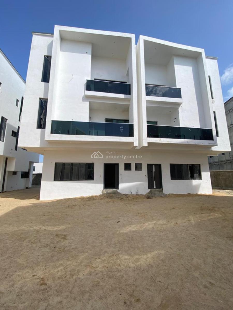 Luxury Brand New 4 Bedroom Semi-detached Duplex with Bq, Osapa, Lekki, Lekki, Lagos, Semi-detached Duplex for Sale