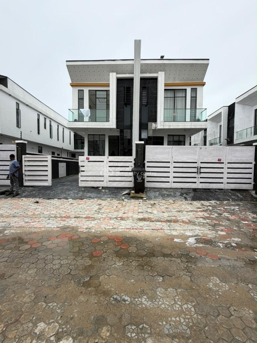 Newly Built 4 Bedroom Semi Detached Duplex with Bq, Ikota, Lekki, Lagos, Semi-detached Duplex for Sale