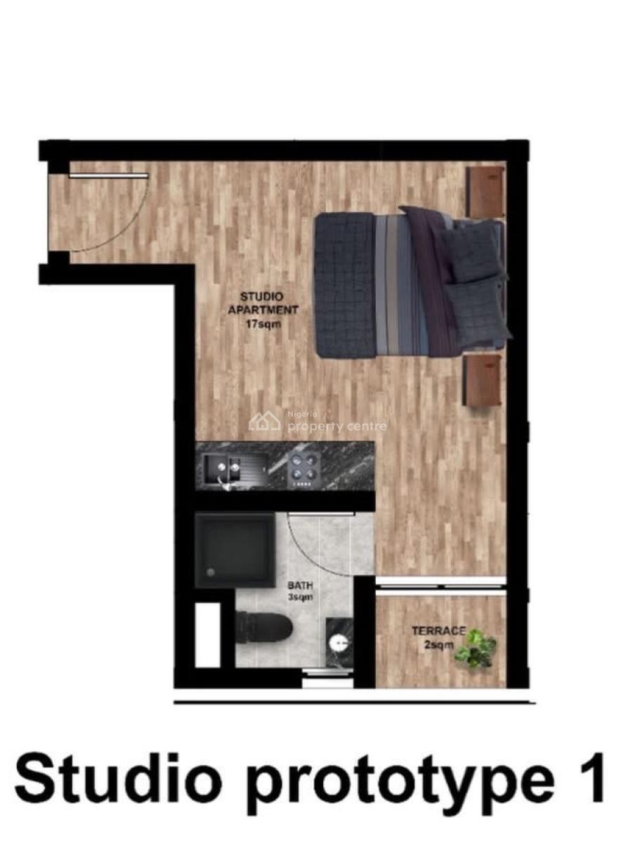 Brand New Off Plan Studio Apartments, Surulere, Lagos, Flat / Apartment for Sale