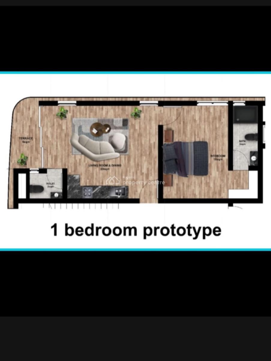 Brand New Off Plan 1 Bedroom Apartments, Surulere, Lagos, Mini Flat (room and Parlour) for Sale