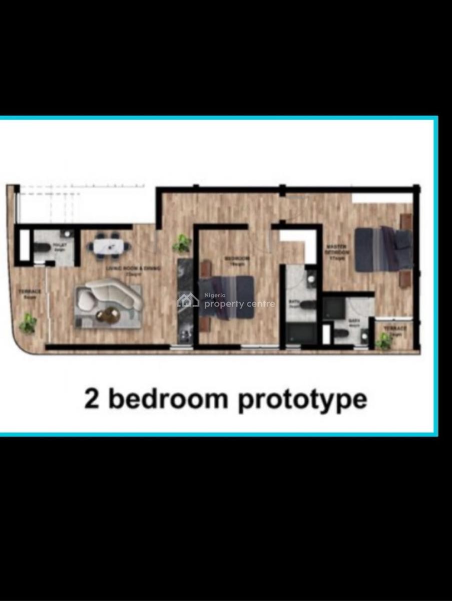 Brand New Off Plan 2 Bedroom Apartments, Surulere, Lagos, Flat / Apartment for Sale