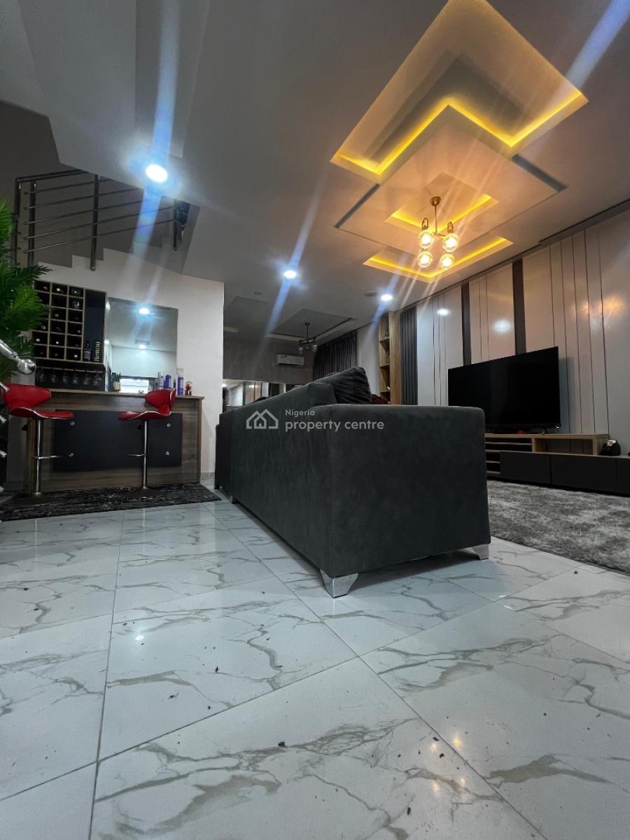 Elegantly Furnished 3 Bedroom Terrace Duplex with Luxury Finishing, (near Coastal Road), Ajah, Lagos, Terraced Duplex for Sale