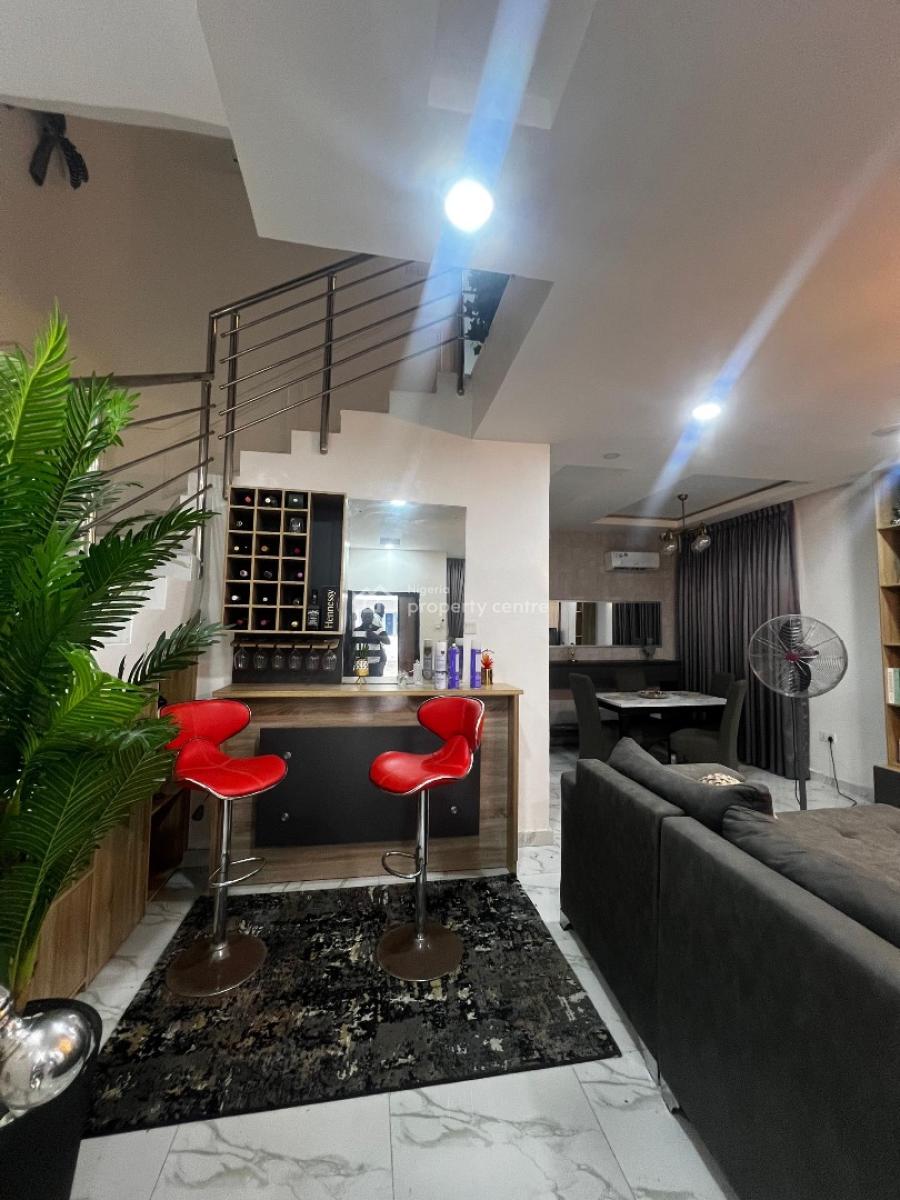 Elegantly Furnished 3 Bedroom Terrace Duplex with Luxury Finishing, (near Coastal Road), Ajah, Lagos, Terraced Duplex for Sale