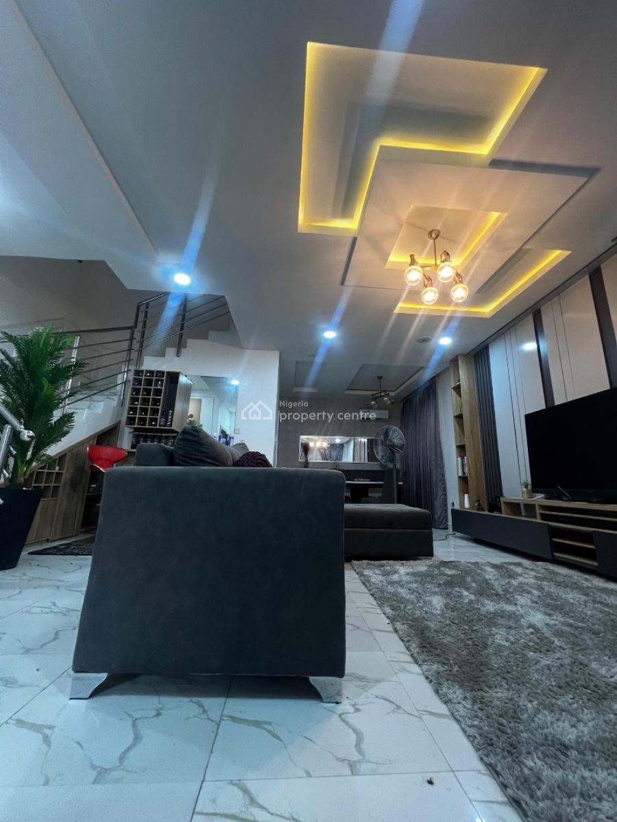 Elegantly Furnished 3 Bedroom Terrace Duplex with Luxury Finishing, (near Coastal Road), Ajah, Lagos, Terraced Duplex for Sale