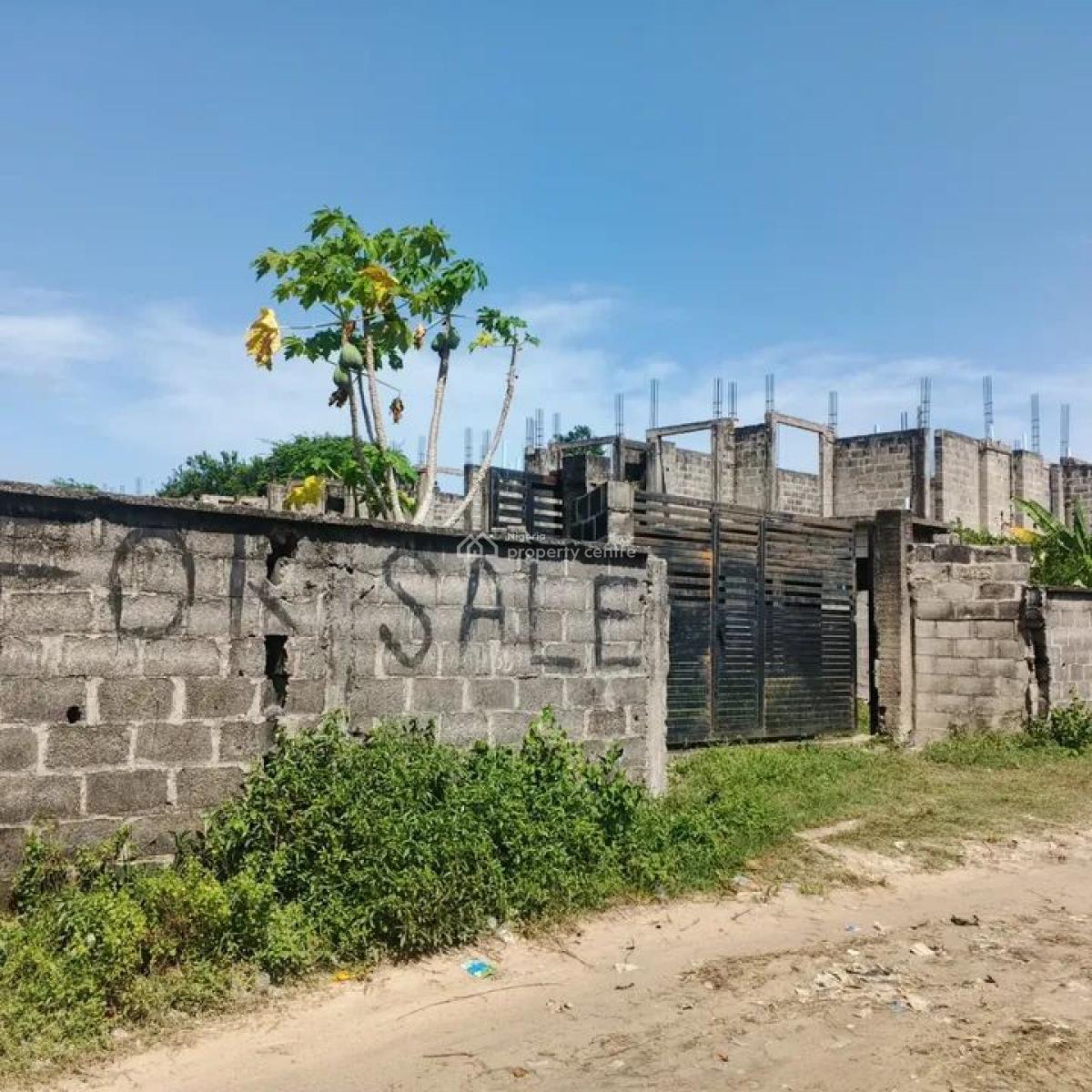 Fully Fenced 8270sqm Land with Buildings, Off Cardinal Anthony Olubunmi Okojie Road, Sangotedo, Ajah, Lagos, Mixed-use Land for Sale
