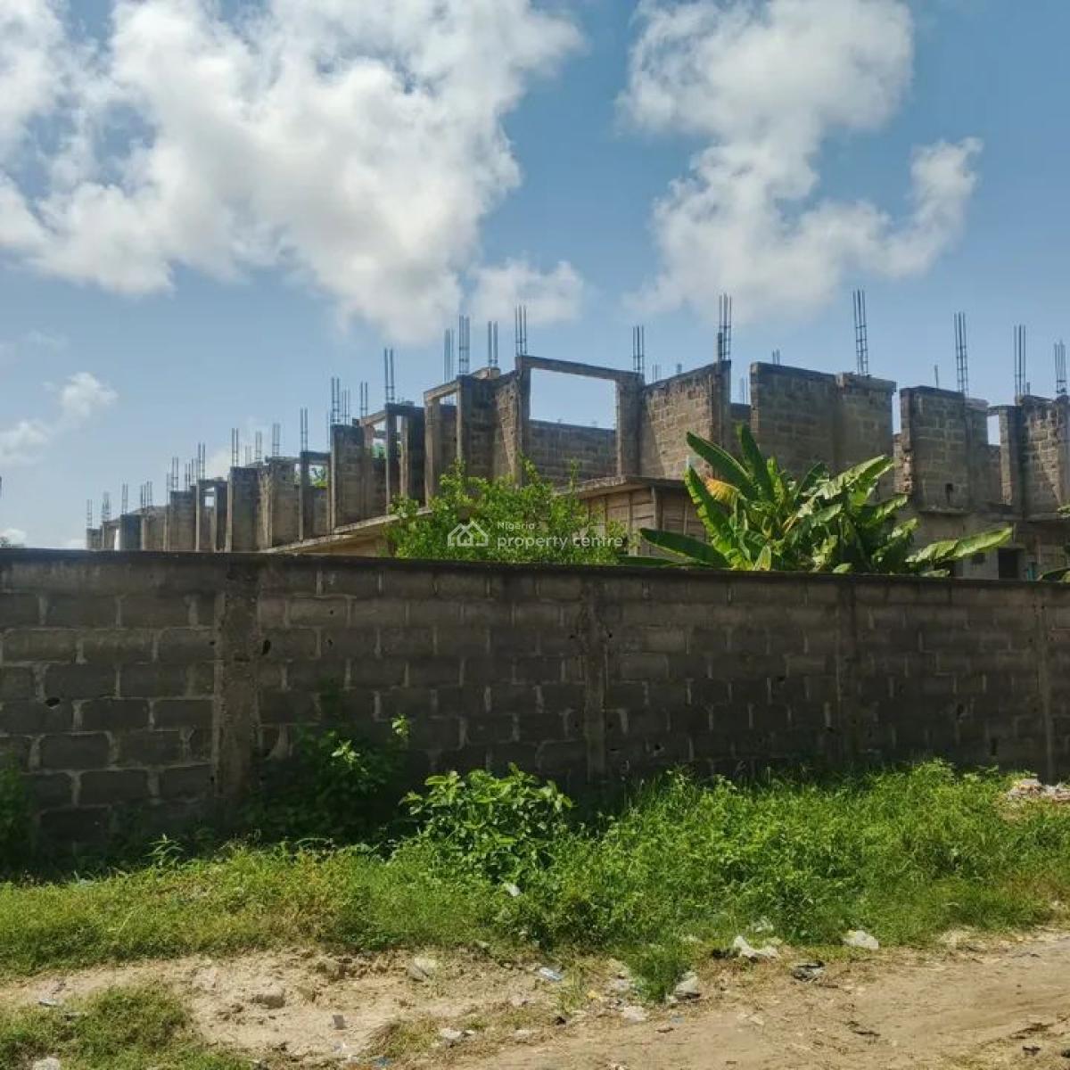 Fully Fenced 8270sqm Land with Buildings, Off Cardinal Anthony Olubunmi Okojie Road, Sangotedo, Ajah, Lagos, Mixed-use Land for Sale