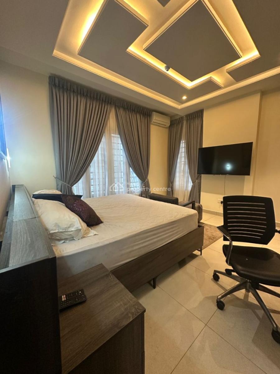 Luxury Fully Furnished 1 Bedroom Apartment on 4th Floor, Osborne, Ikoyi, Lagos, Flat / Apartment for Rent