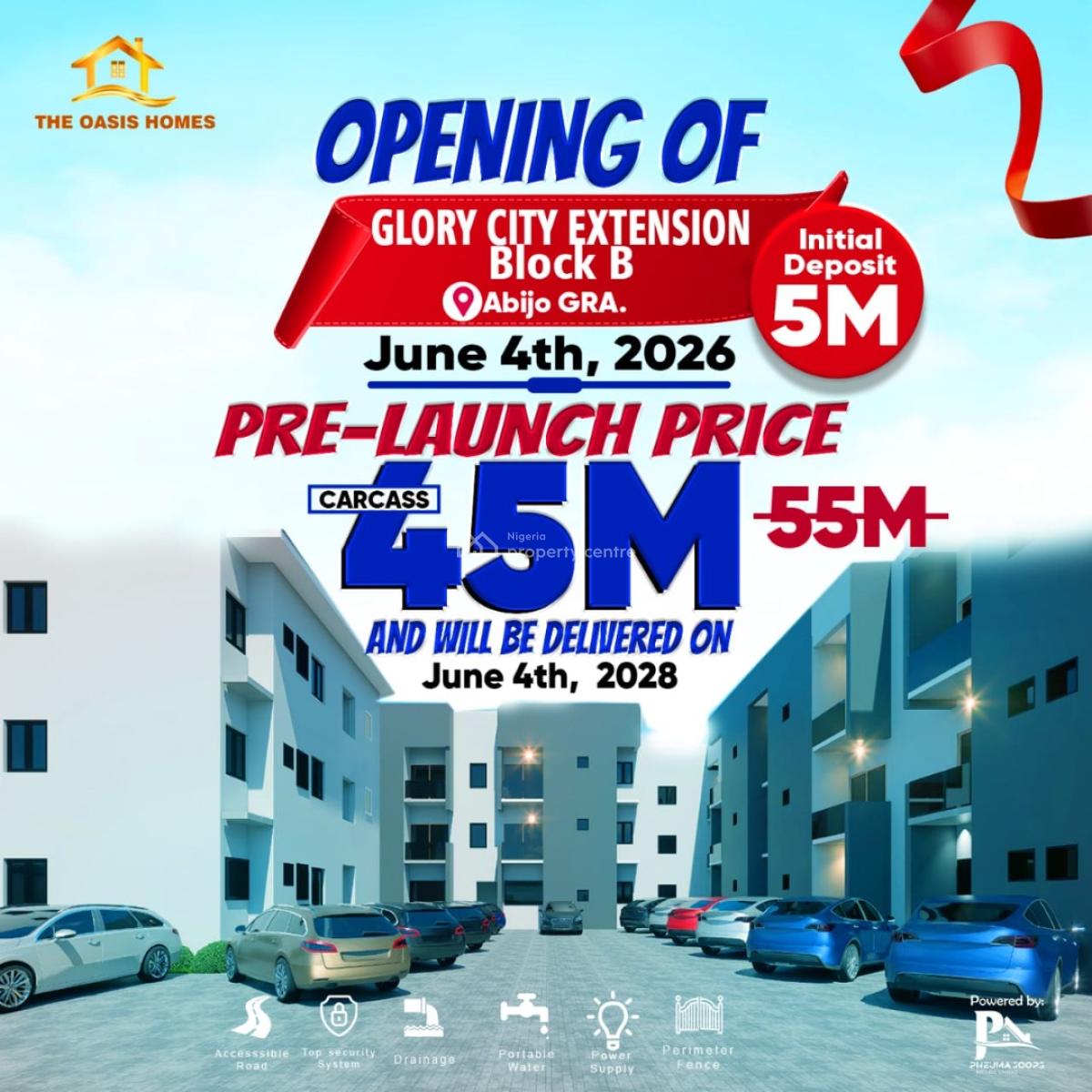 2 Bedroom Apartment, Abijo Gra, Abijo, Lekki, Lagos, Flat / Apartment for Sale