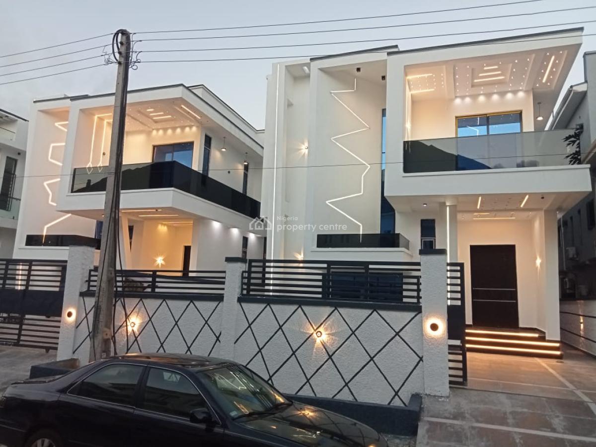 Luxury 5 Bedrooms Fully Detached Duplex with Bq and Swimming Pool, Harris Drive, Vgc Extension, Ajah, Lagos, Detached Duplex for Sale