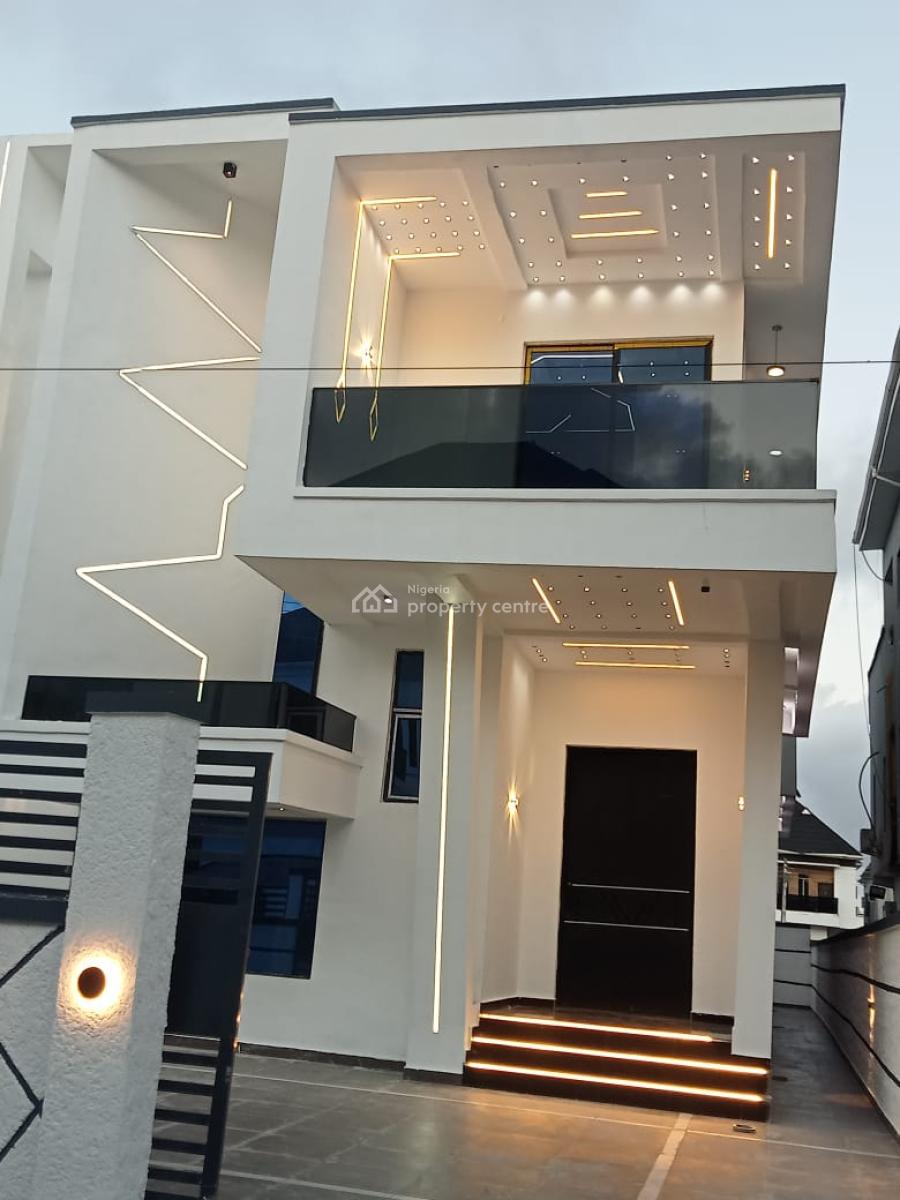 Luxury 5 Bedrooms Fully Detached Duplex with Bq and Swimming Pool, Harris Drive, Vgc Extension, Ajah, Lagos, Detached Duplex for Sale