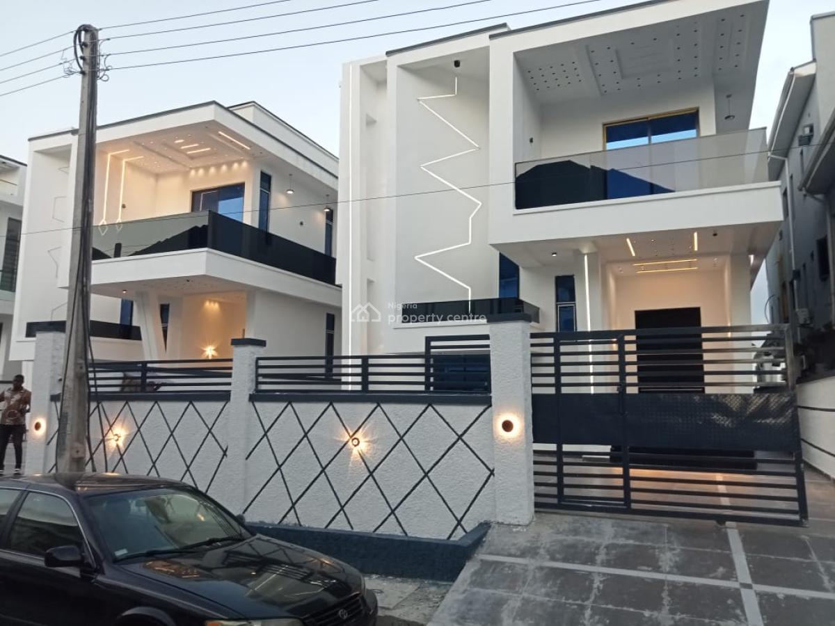 Luxury 5 Bedrooms Fully Detached Duplex with Bq and Swimming Pool, Harris Drive, Vgc Extension, Ajah, Lagos, Detached Duplex for Sale