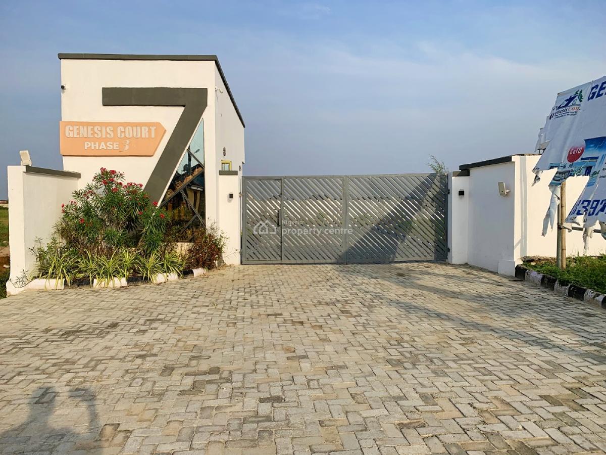 675 Sqm Plot of Land in a Fully Serviced Estate, Genesis Court Phase 3 Estate, Off General Paint Road, Before Lbs, Alasia, Ajah, Lagos, Residential Land for Sale