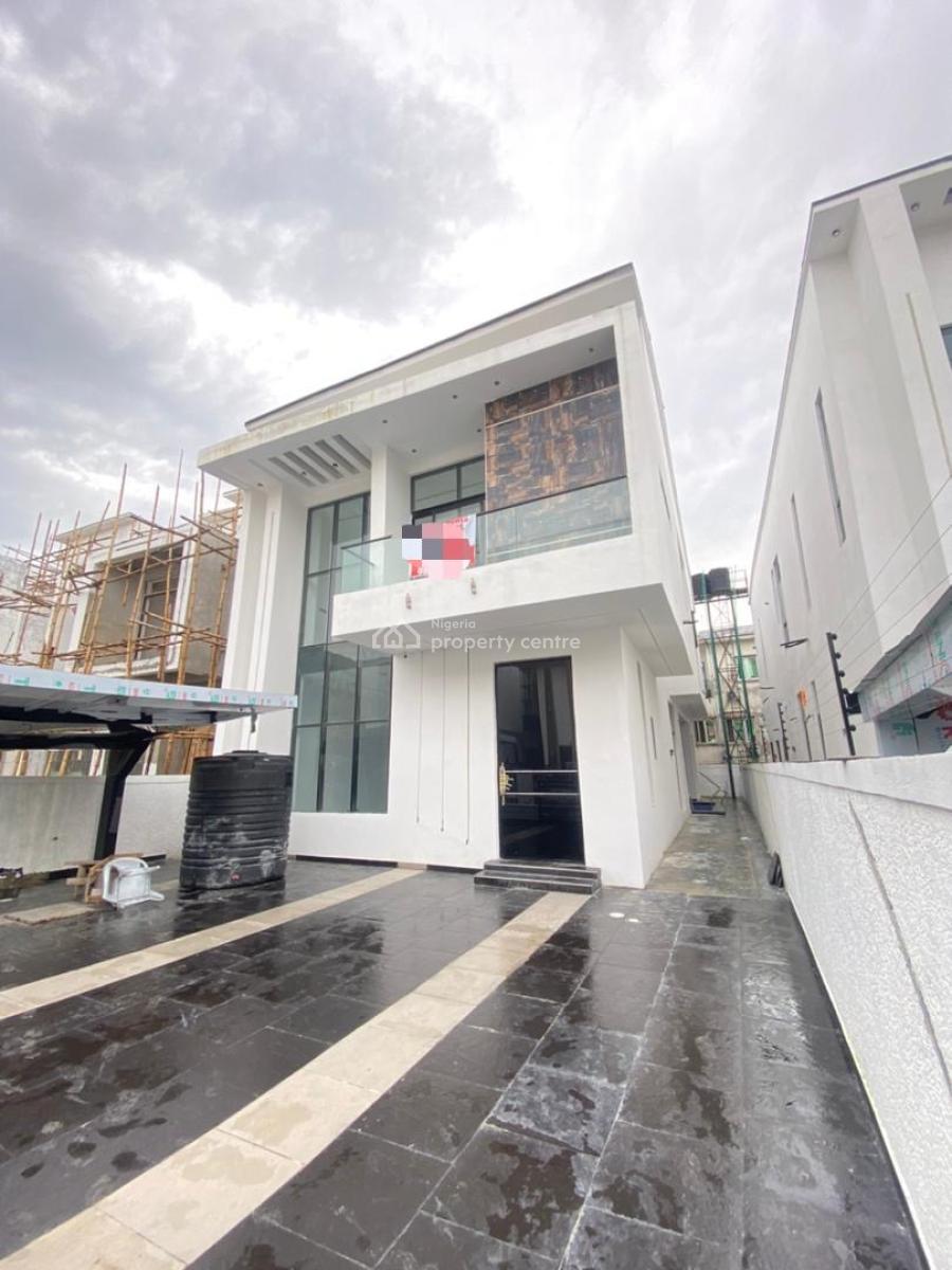 Brand New 5 Bedroom Luxury Fully Detached Smart Home with Bq, Cinema, Chevron, Lekki, Lagos, Detached Duplex for Sale