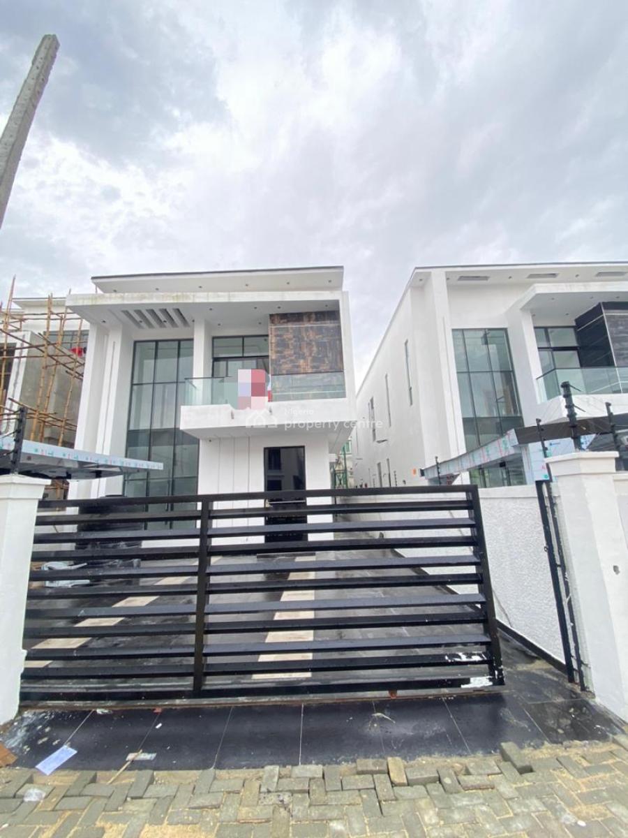 Brand New 5 Bedroom Luxury Fully Detached Smart Home with Bq, Cinema, Chevron, Lekki, Lagos, Detached Duplex for Sale
