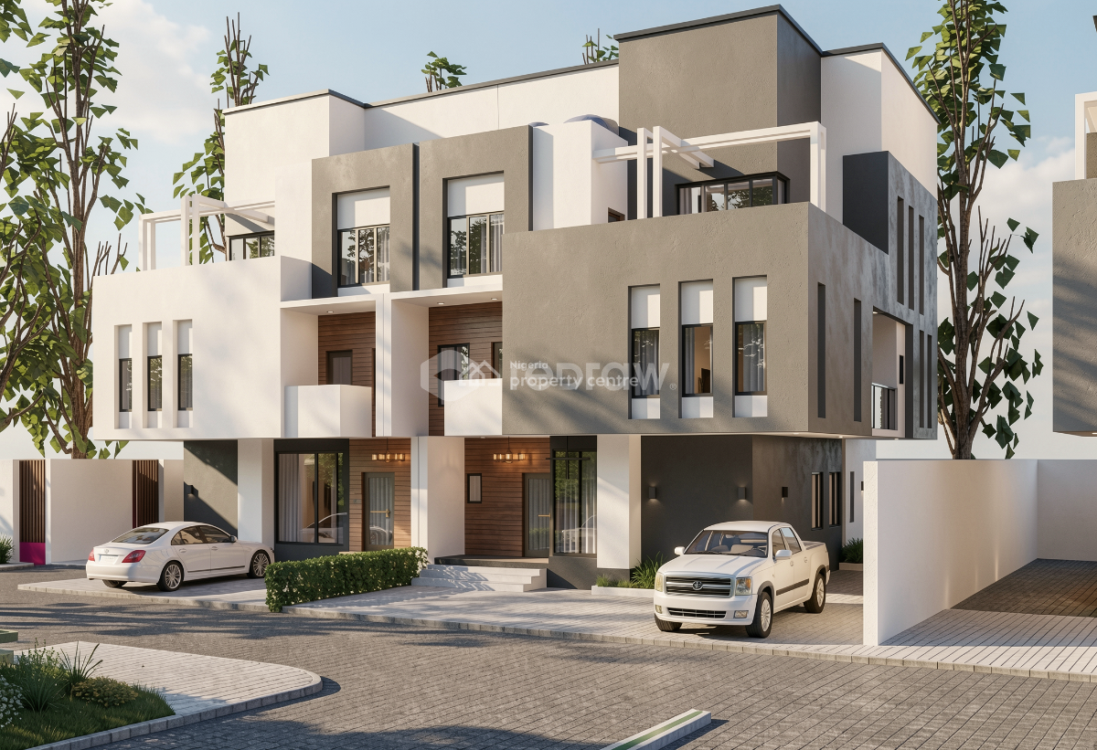 Premium 4 Bedroom Terraced Duplex with Bq (off-plan), Jade Court, Katampe (main), Katampe, Abuja, Semi-detached Duplex for Sale