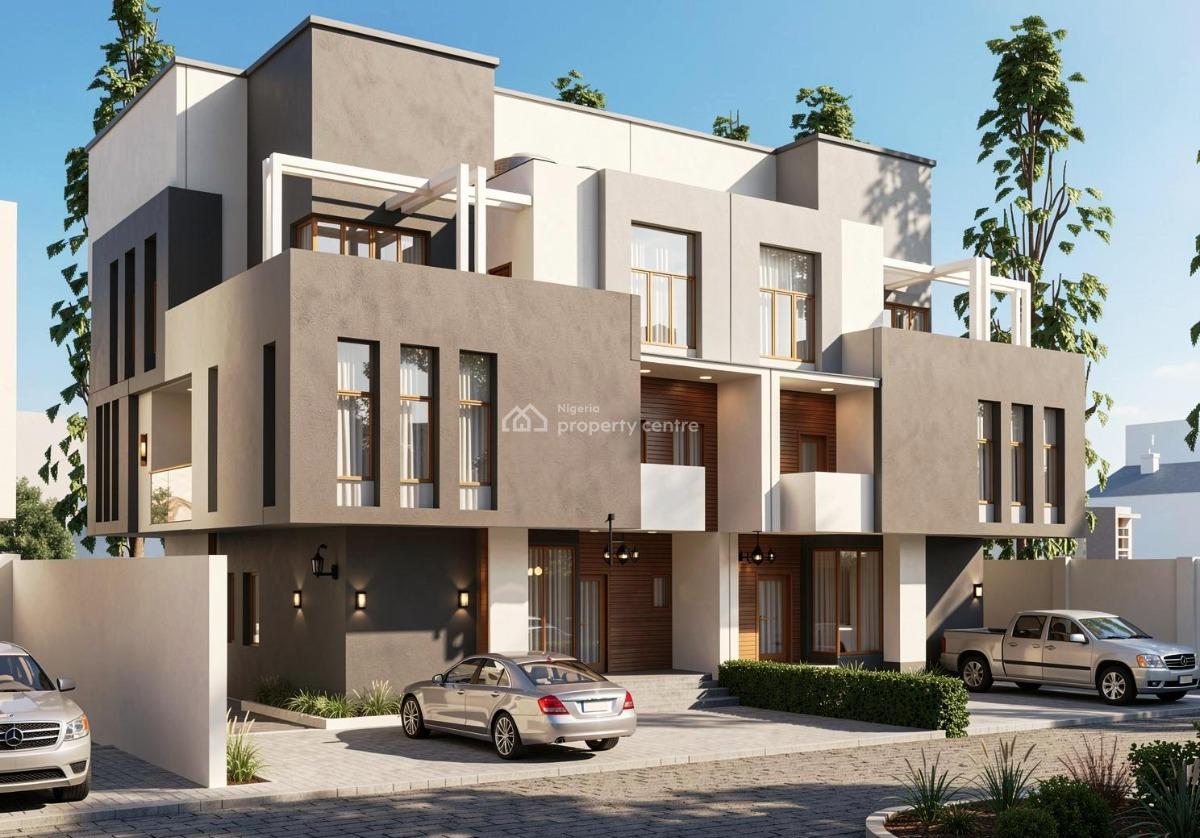 Premium 4 Bedroom Terraced Duplex with Bq (off-plan), Jade Court, Katampe (main), Katampe, Abuja, Semi-detached Duplex for Sale