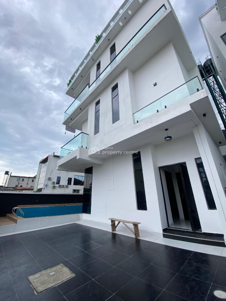 2floors 5bedroom Duplex Comes with Swimming, Gated Estate By Lagos Business School, Sangotedo, Ajah, Lagos, Detached Duplex for Sale