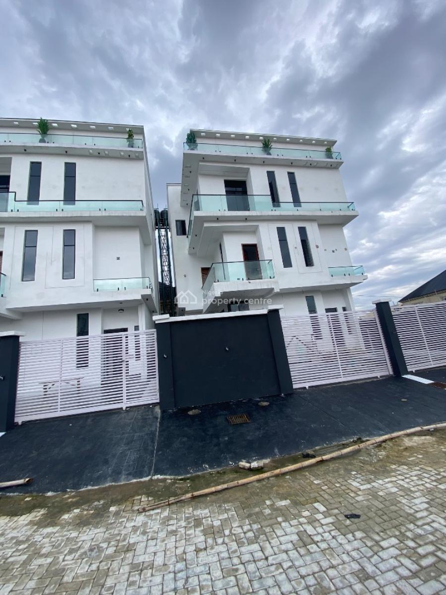 2floors 5bedroom Duplex Comes with Swimming, Gated Estate By Lagos Business School, Sangotedo, Ajah, Lagos, Detached Duplex for Sale
