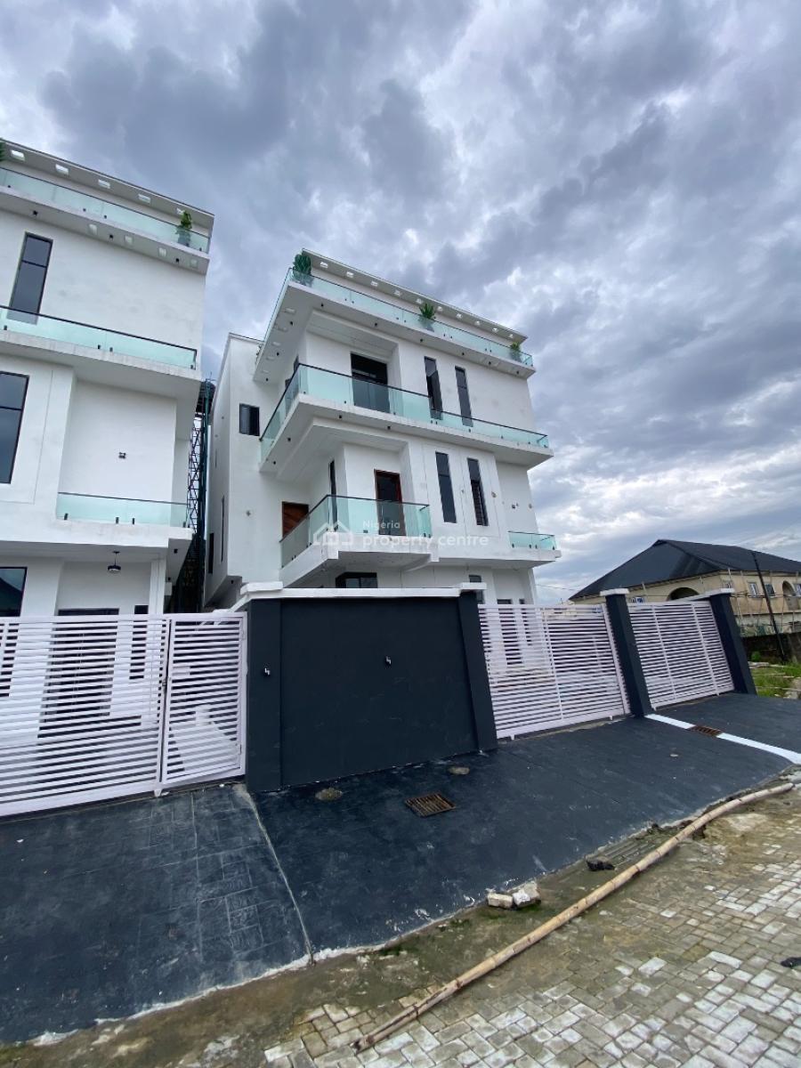 2floors 5bedroom Duplex Comes with Swimming, Gated Estate By Lagos Business School, Sangotedo, Ajah, Lagos, Detached Duplex for Sale